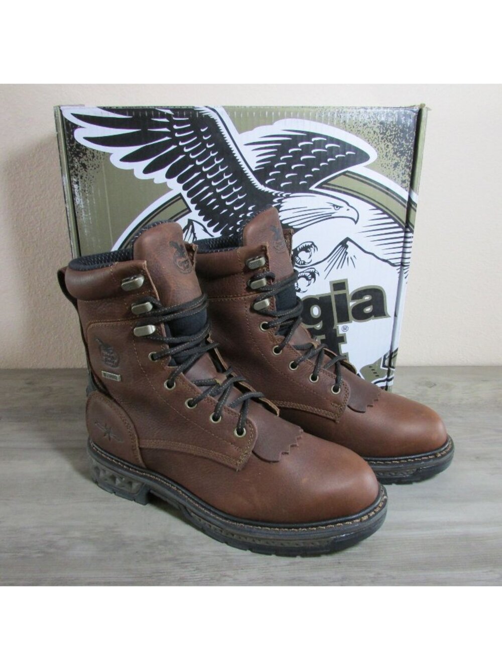 Georgia Boot Men's Carbo-Tec LT Waterproof Lace Up Work Boot GB00309